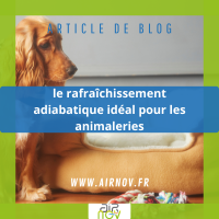 Le rafraîchissement adiabatique est une solution idéale pour les animaleries
